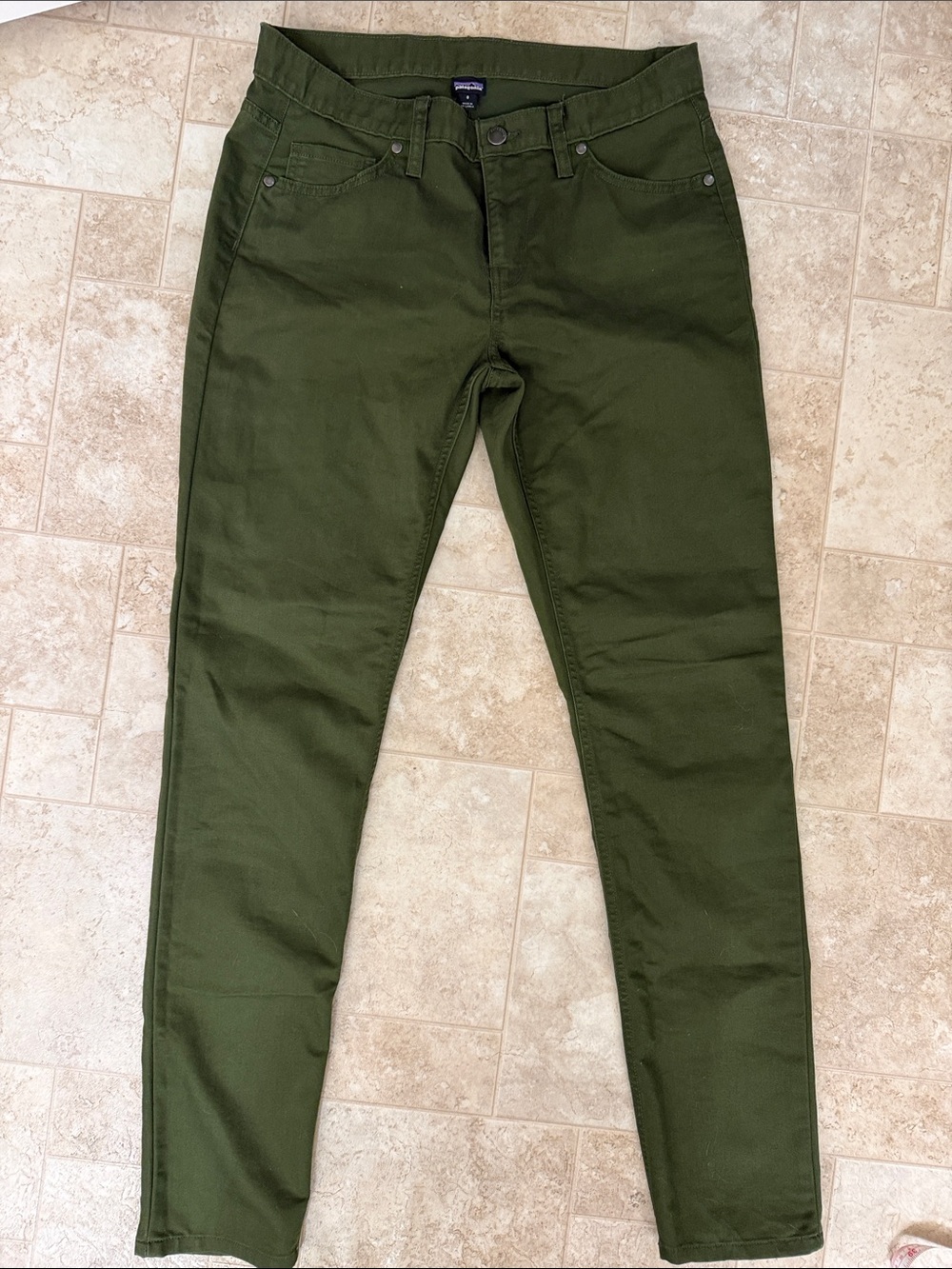 Patagonia Olive Green Skinny Jeans for Women